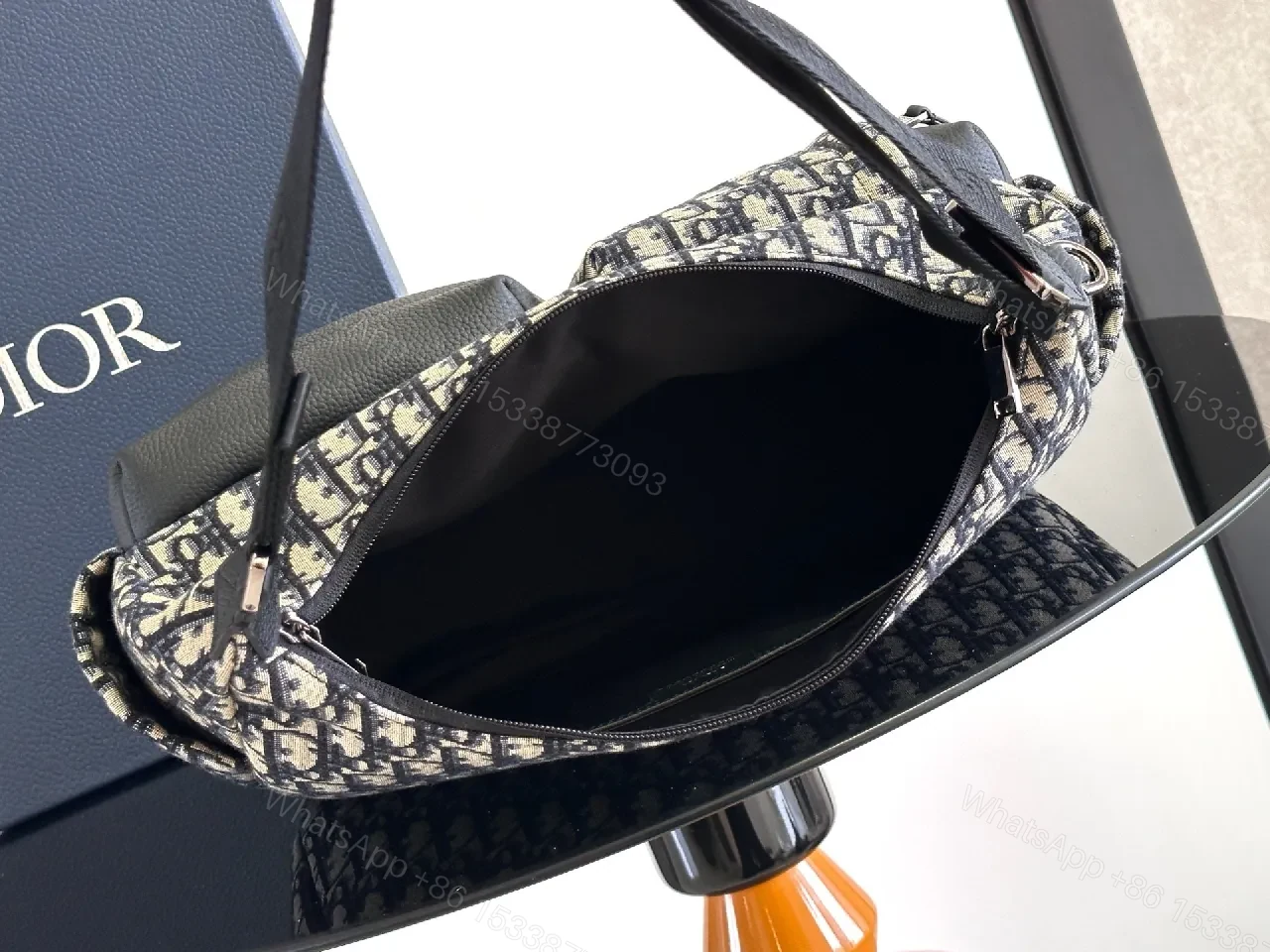 View 2 of Patterned Carryall Satchel: Luxe Structured Everyday Bag