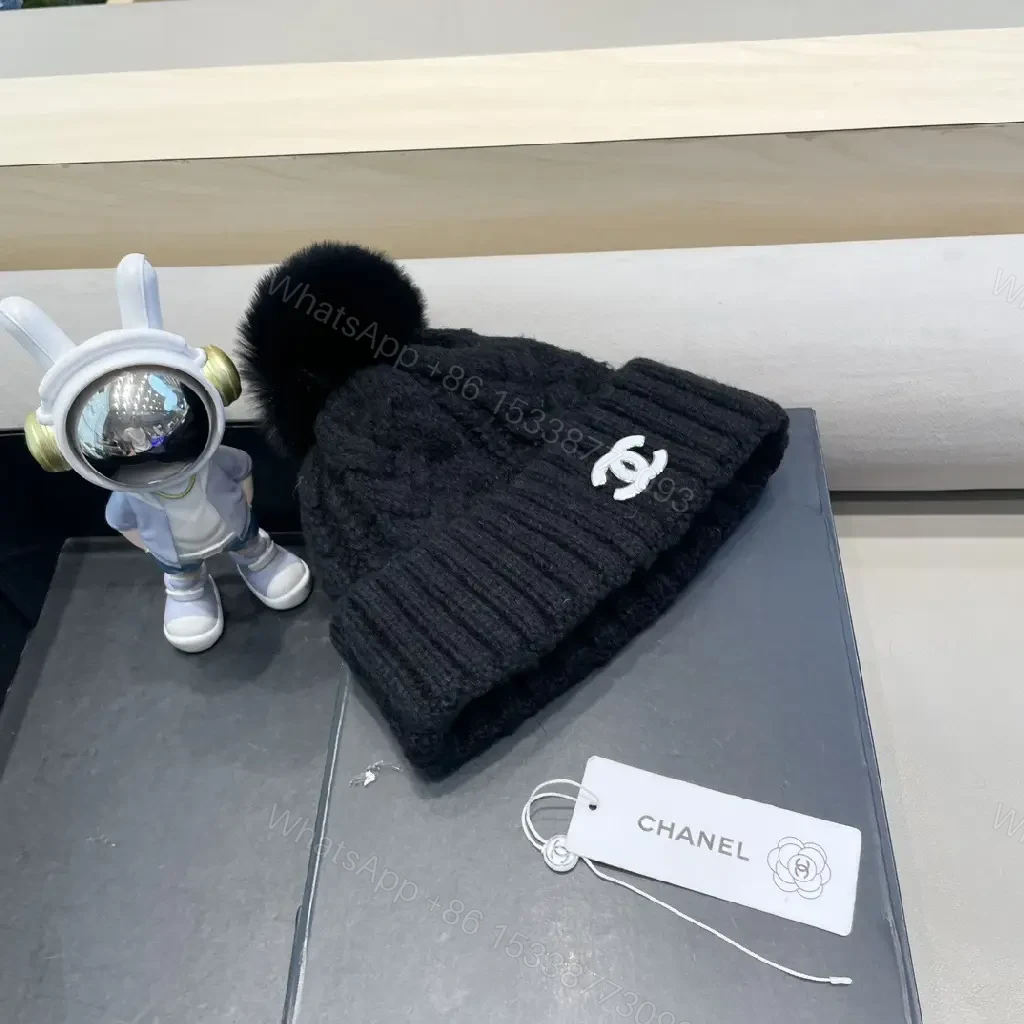 View 8 of Cozy Knit Beanie with Pom — Luxury Everyday Warmth