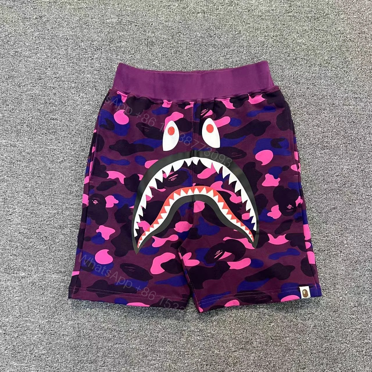 View 7 of BAPE Shorts # 8003 Blue & Yellow & Purple & Green & Red