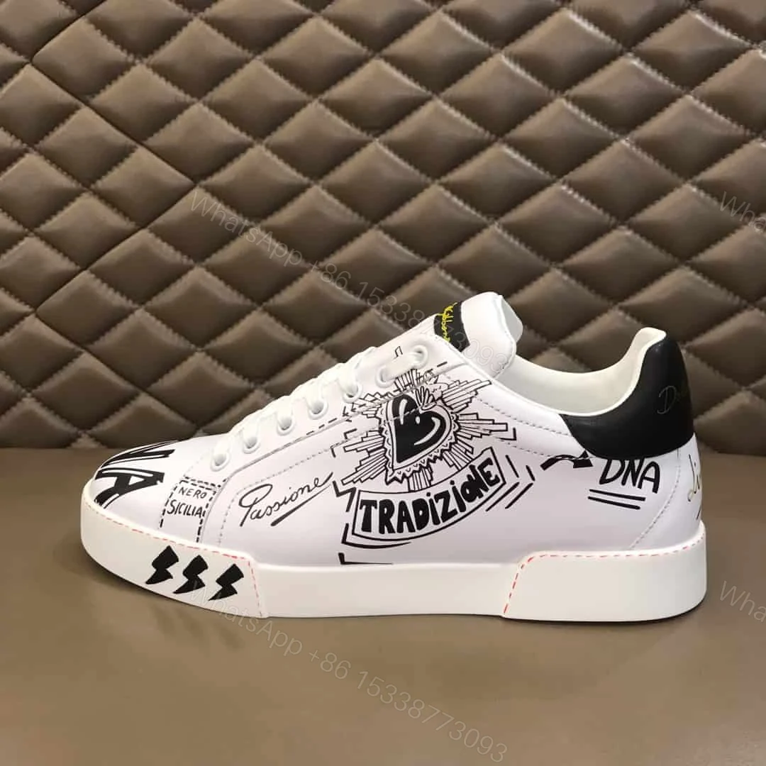 View 5 of DOLCE & GABBANA CALFSKIN NAPPA PORTOFINO SNEAKERS – DG29