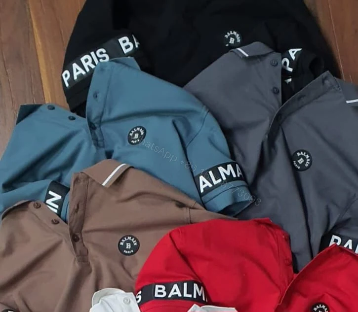 View 7 of BUY FIRST COPY BALMAIN SUMMER DESIGNER POLO T-SHIRTS