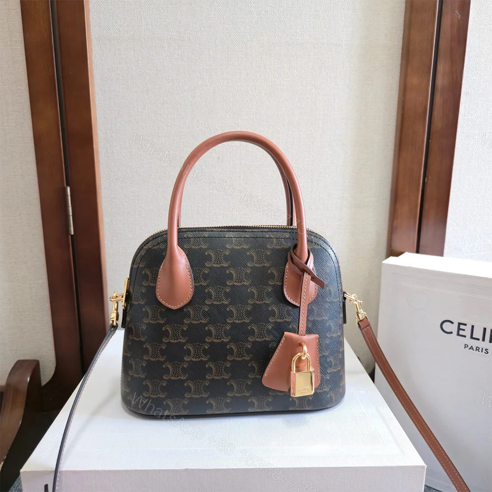 View 2 of Celine TEEN HONORINE BAG IN Triomphe Canvas and Calfskin