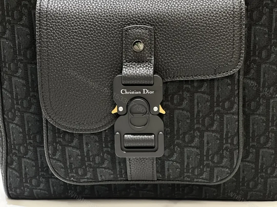 View 2 of Compact Black Structured Backpack with Hidden Essentials