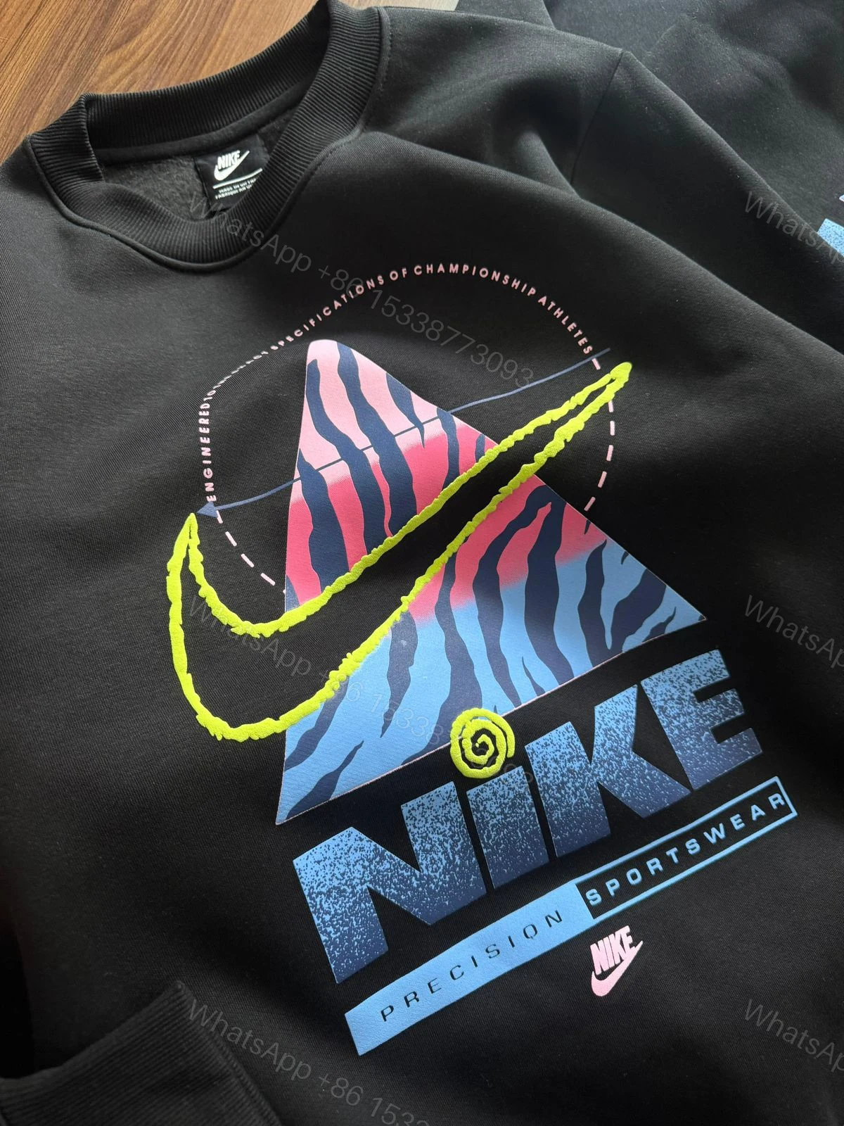 View 5 of First Copy Nike Round Neck Sweatshirt for Men