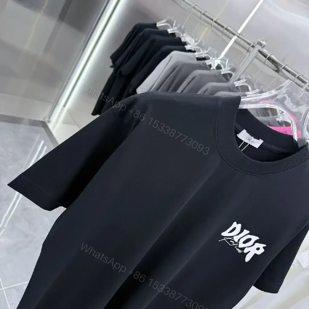 View 6 of Black Cotton Tee: Minimalist Graphic, Designer-Inspired Logo, Unisex Short Sleeve T-Shirt
