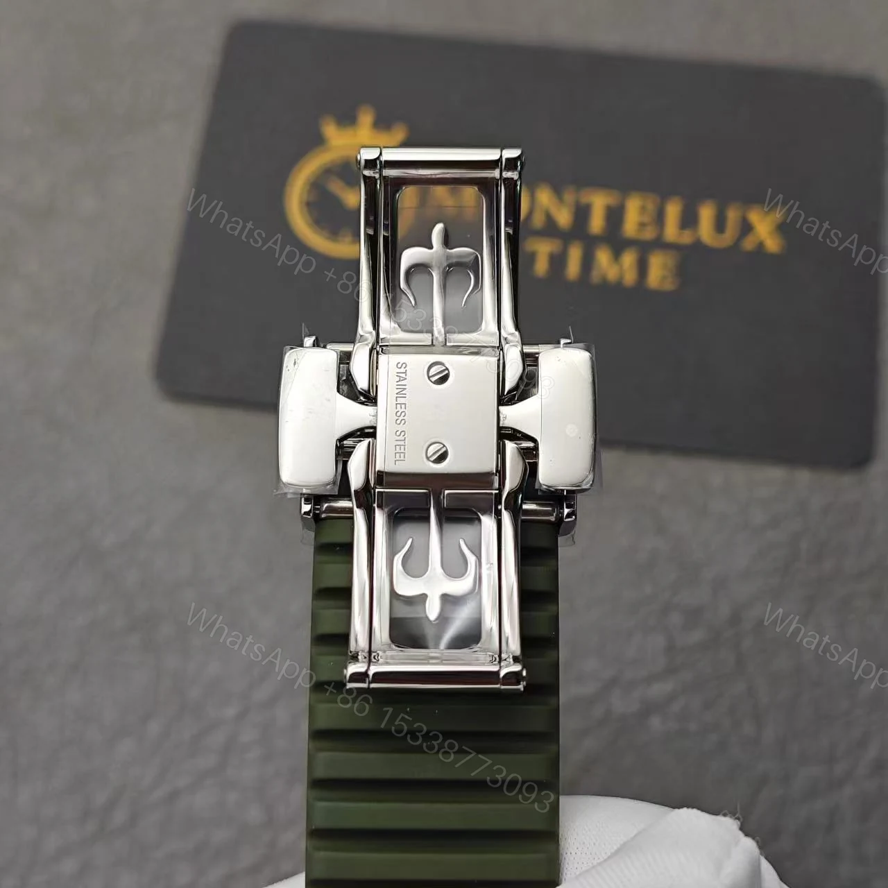 View 10 of Top Swiss Replica Patek Philippe Aquanaut Green Strap