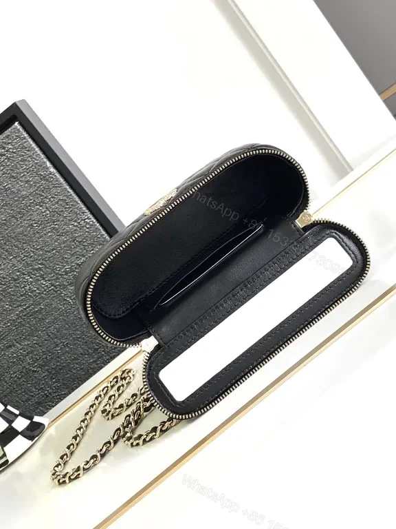 View 5 of Quilted Mini Bag: Gold Hardware, Compact Chic