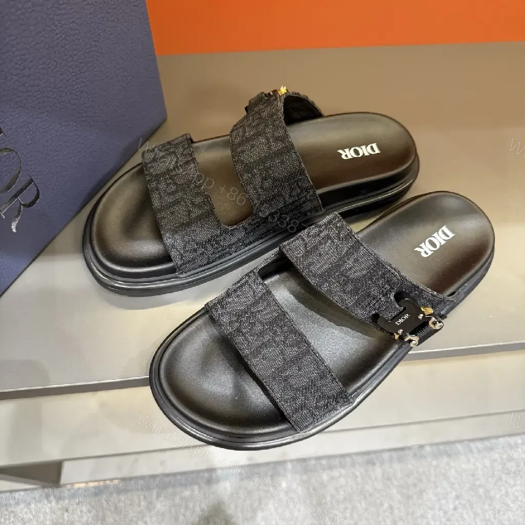 View 7 of Textured Jacquard-Stride Sandals with Luxe Straps