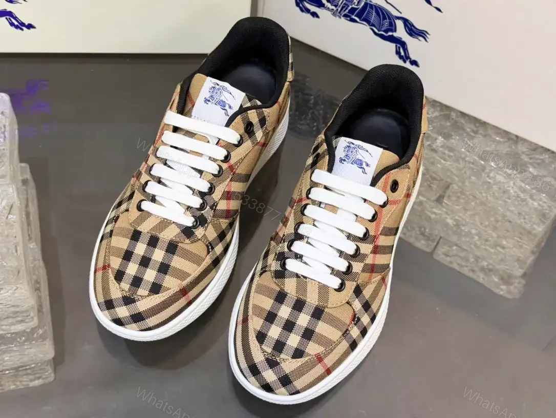 View 5 of BURBERRY TERRACE CHECK SNEAKERS – BBR105