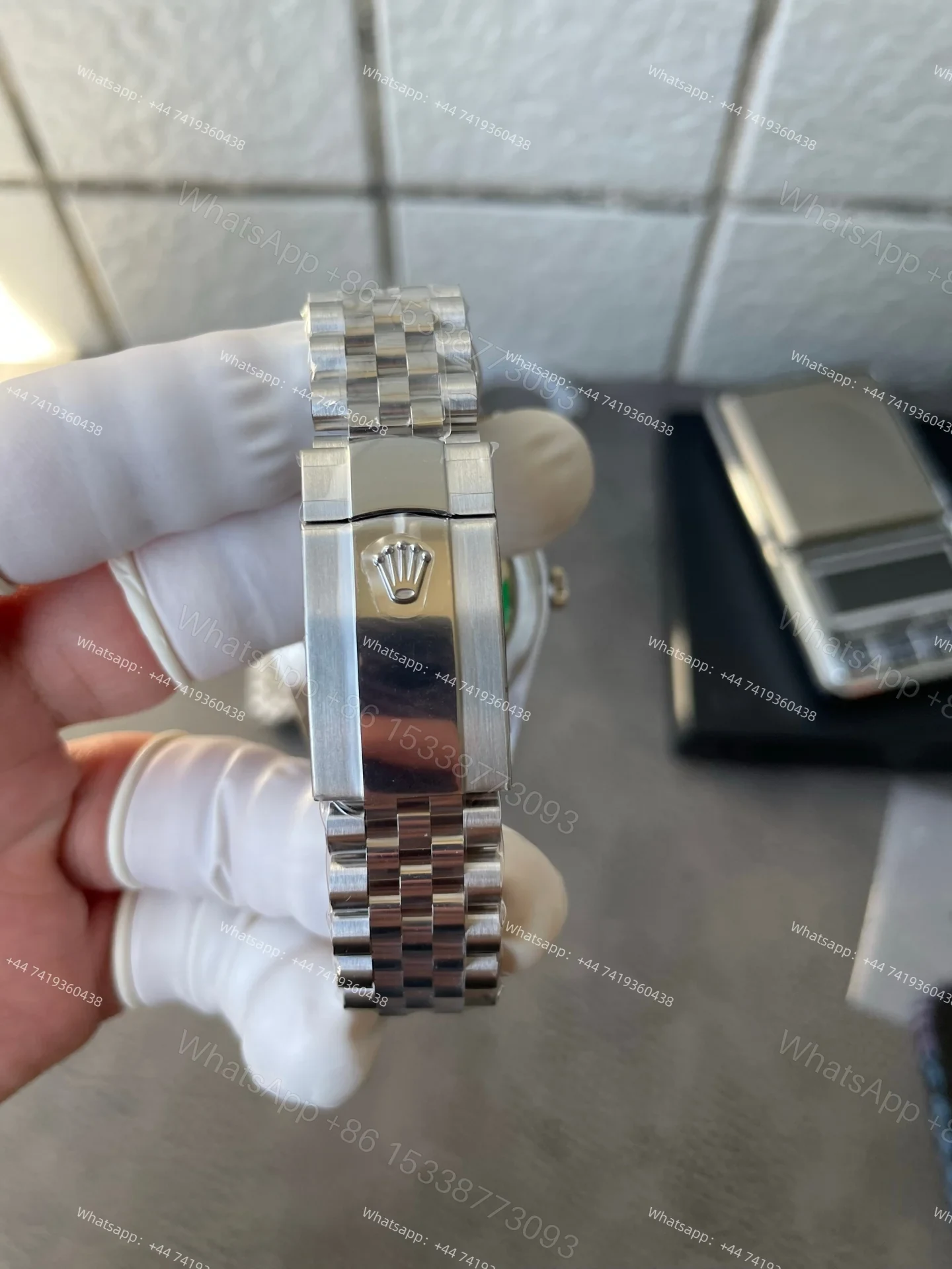 View 10 of Rolex Datejust M126334-0006 1:1 Replica Grey Diamond Dial Jubilee 41MM 3235 Movement Super Clone Watch