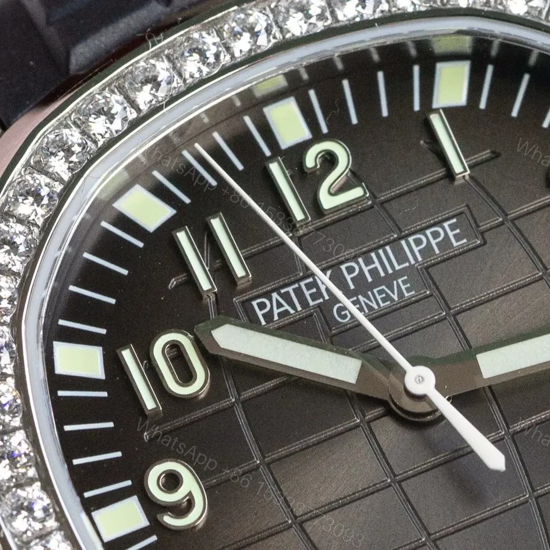 View 5 of Patek Philippe Aquanaut Diamond Bezel Watch Black Rubber Strap Ultimate 40MM PP-AQUANAUT-40-DIA-BEZEL-BLK-RUB