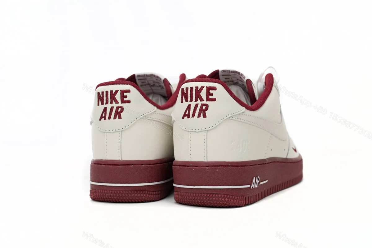 View 3 of Nike Air Force 1’07 Low Beige Red DQ7582-100