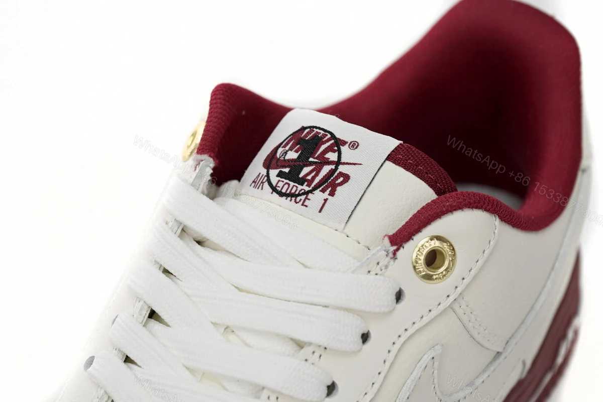 View 7 of Nike Air Force 1’07 Low Beige Red DQ7582-100
