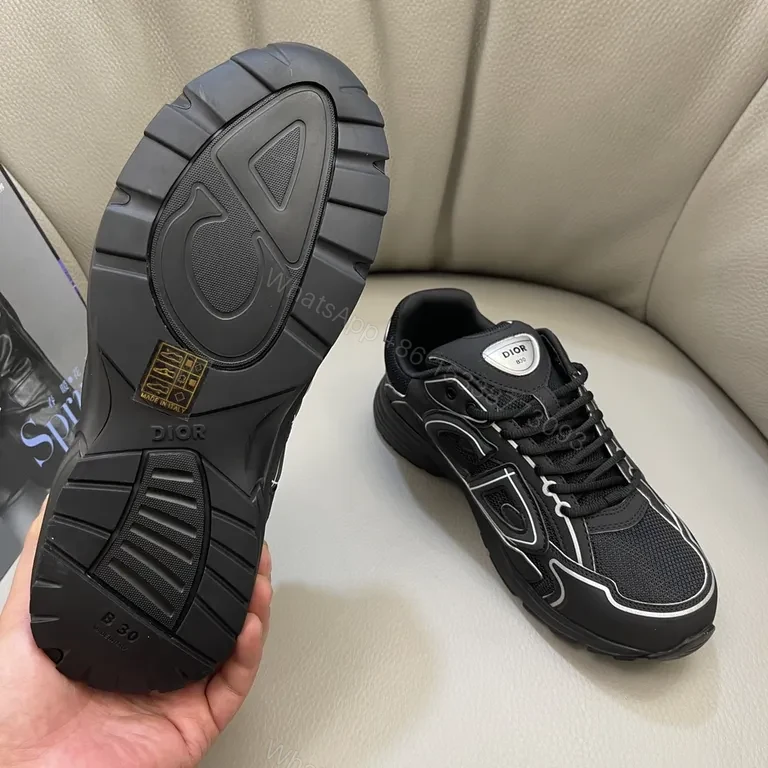 View 5 of Chic Tech-Textured Sneakers: Dior-Inspired, All-Day Comfort