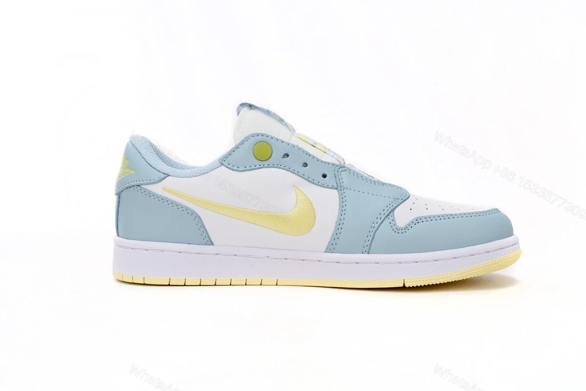 View 3 of Air Jordan 1 Low Light Green AV3918-368