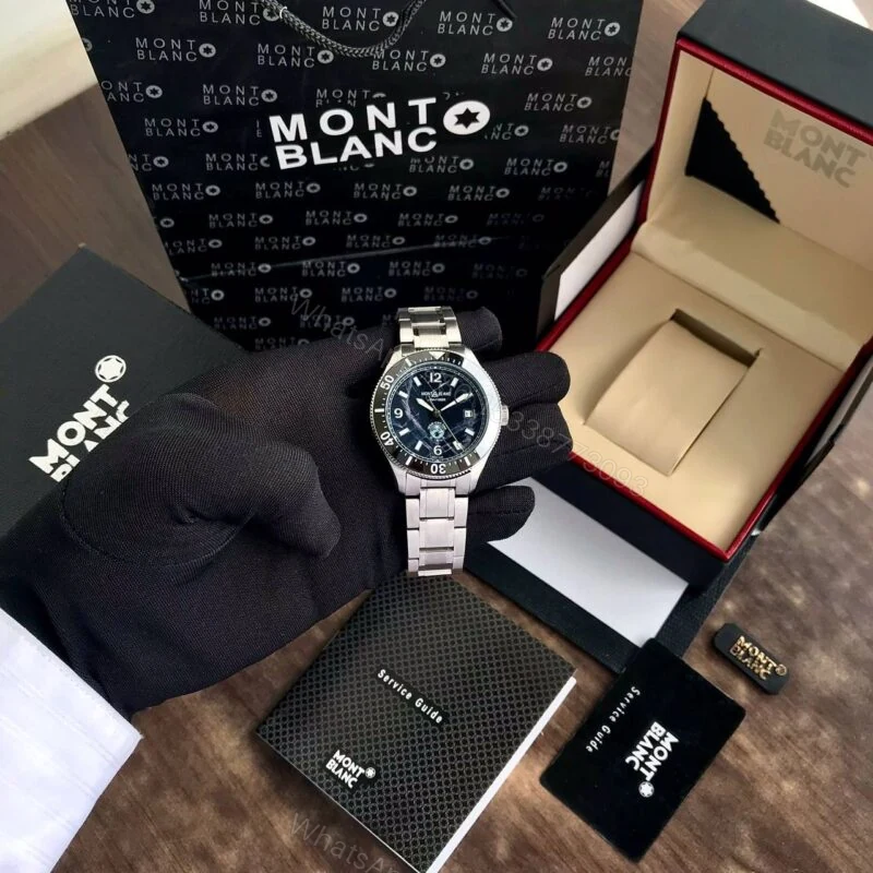 View 3 of Montblanc 1858 Iced Sea Gray Dial Automatic 40mm