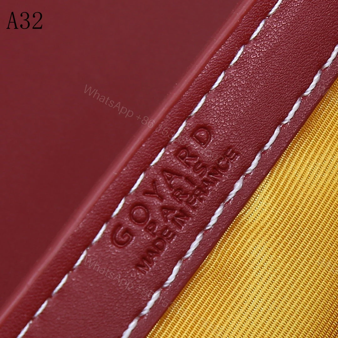 View 8 of GOYARD SAIGON PM BAG BURGUNDY 20CM
