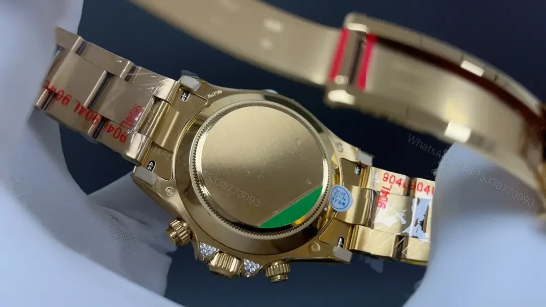 View 6 of Rolex Daytona Rainbow Yellow Gold replica 40MM Oyster Bracelet Edition RG-DAYTONA-RAINBOW-YG-OYSTER-40