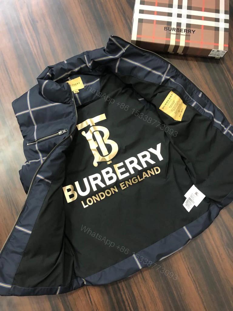 View 3 of First Copy Burberry Half Sleeves Puffer Jacket