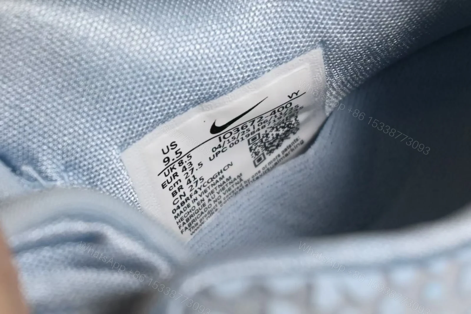 View 8 of Nike Kobe 6 Protro Caitlin Clark Light Armory Blue