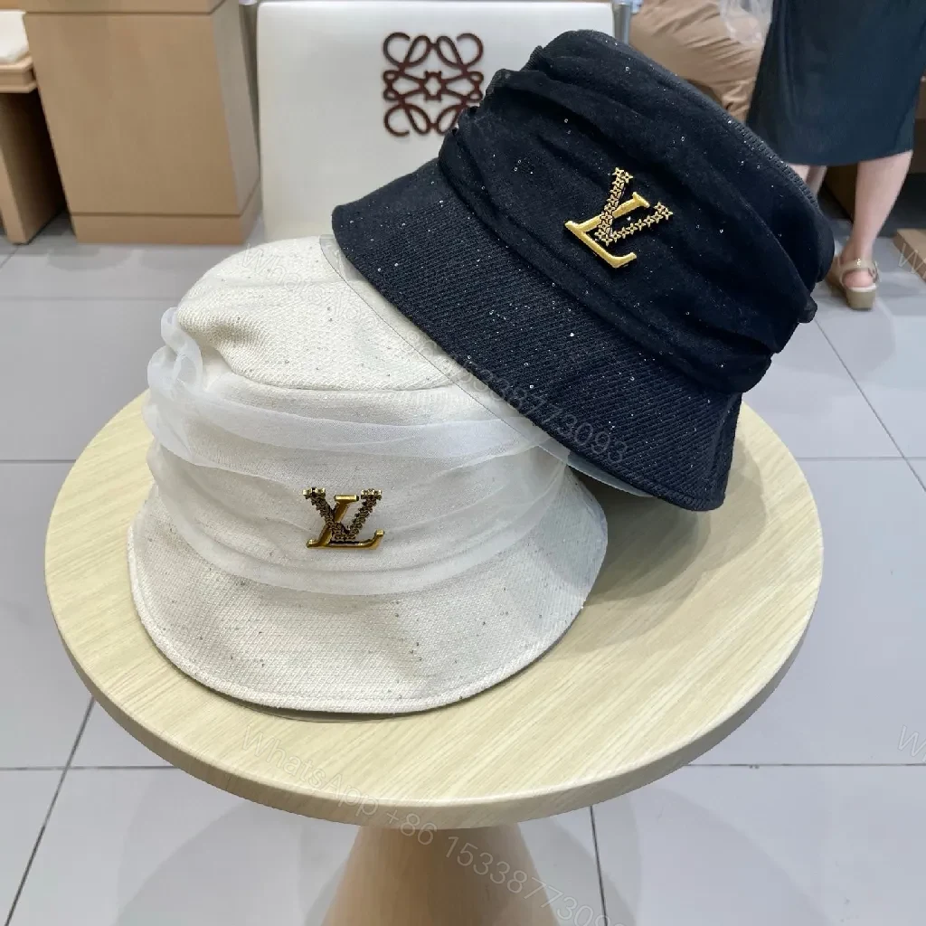 View 6 of Soft-Surface Denim Bucket Hat with Sparkle Embroidery