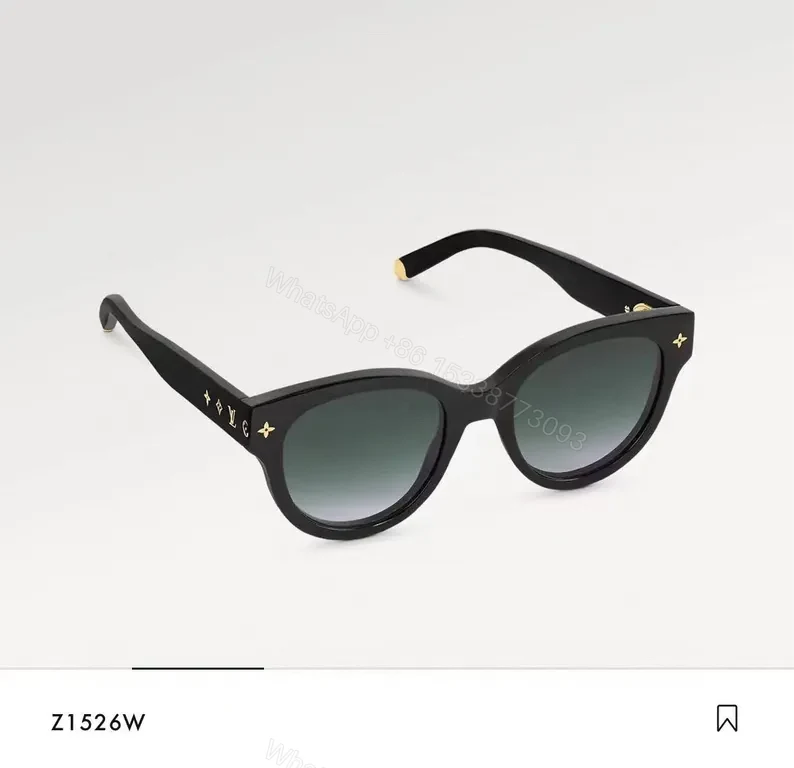View 9 of Bold LV Acetate Sunglasses: Luxe Minimalist Style