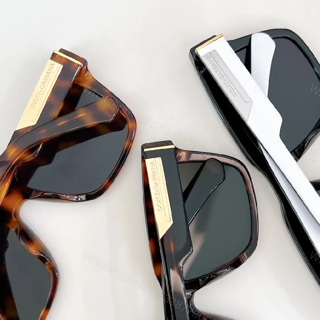 View 3 of Bold Acetate Sunglasses: Structured, Luxury Details, Polarized Lens