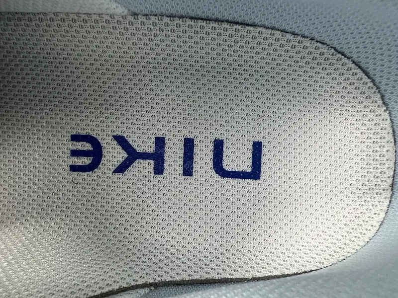 View 9 of Minimal White + Leather + Nike Low-Profile + Ultramarine Outsole Sneaker