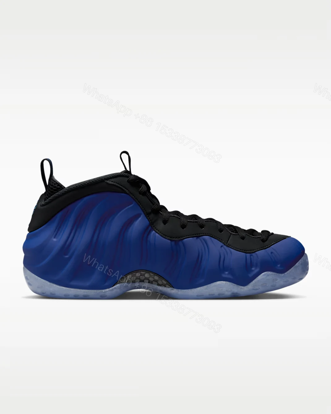 Nike Air Foamposite One Dark Blue & Black — view 2