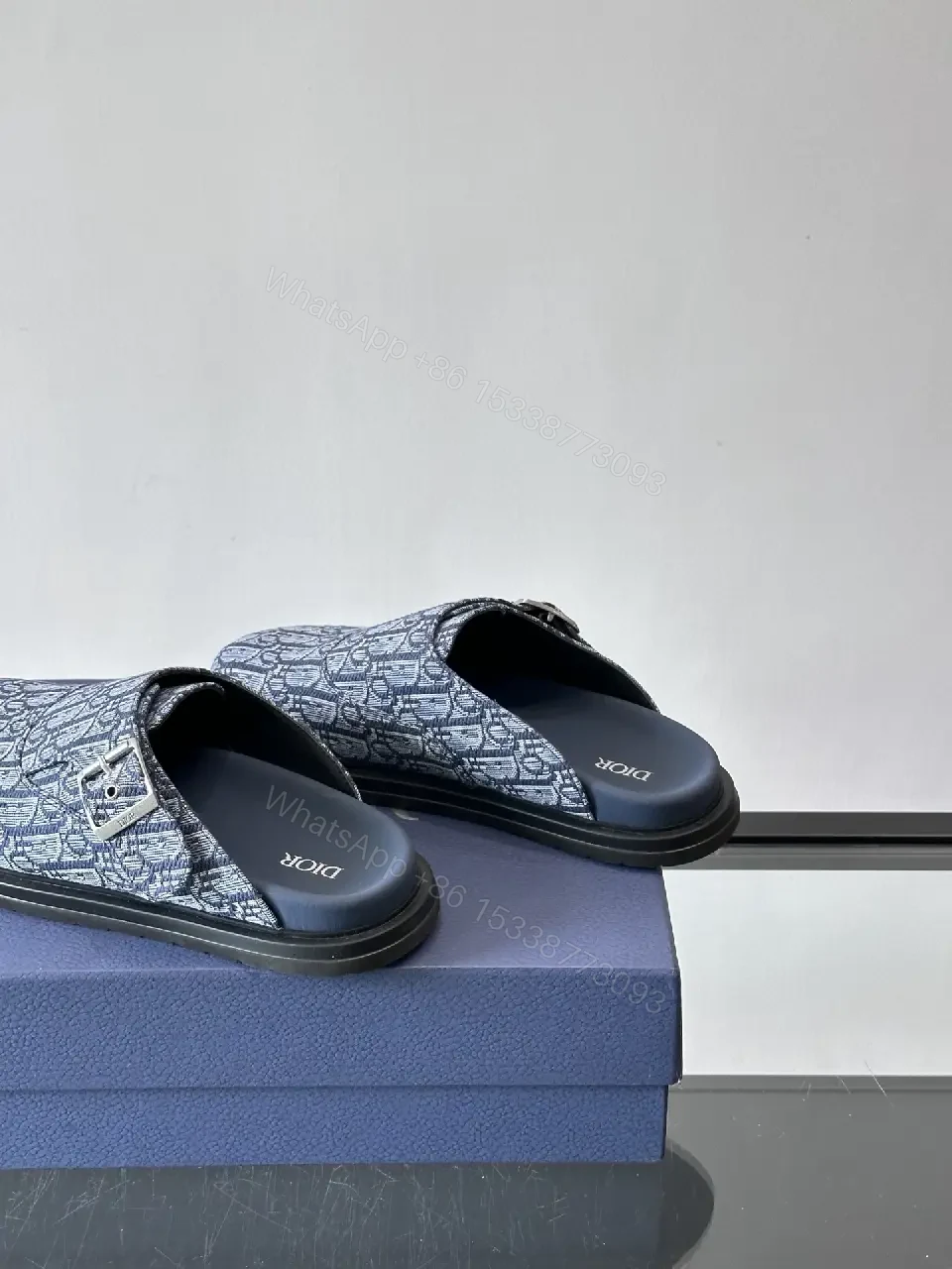 View 10 of Structured Patterned Slip-Ons with Signature Monogram Motif