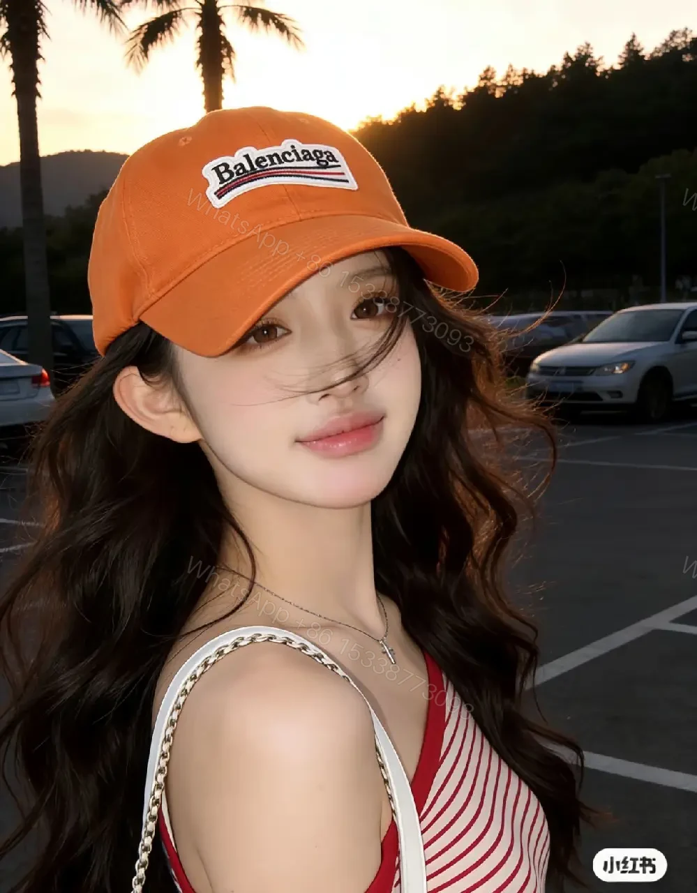 View 4 of Color Burst Cap: Premium Six-Panel, Adjustable Fitenture