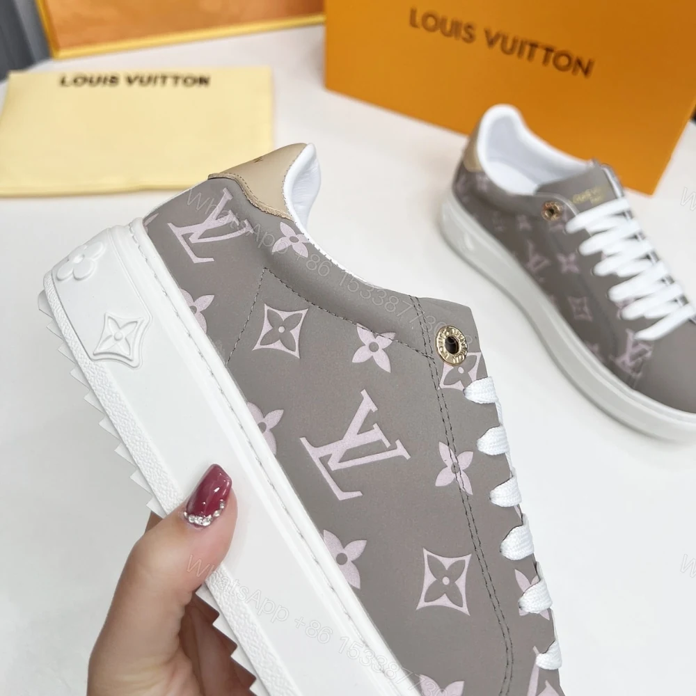 View 5 of LOUIS VUITTON TIME OUT SNEAKER GREY 1AGUVW