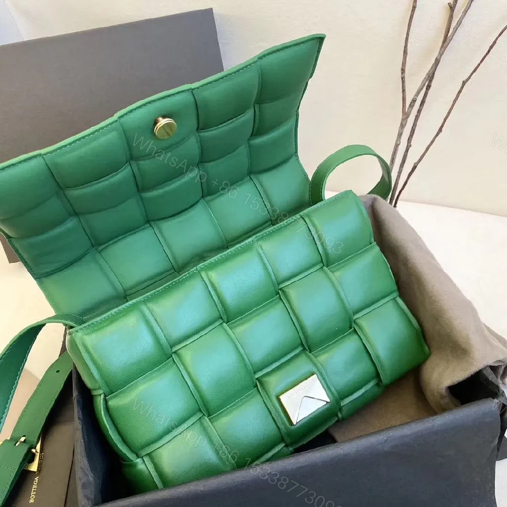 View 7 of Emerald Padded Crossbody: Textured, Everyday Chic Bag