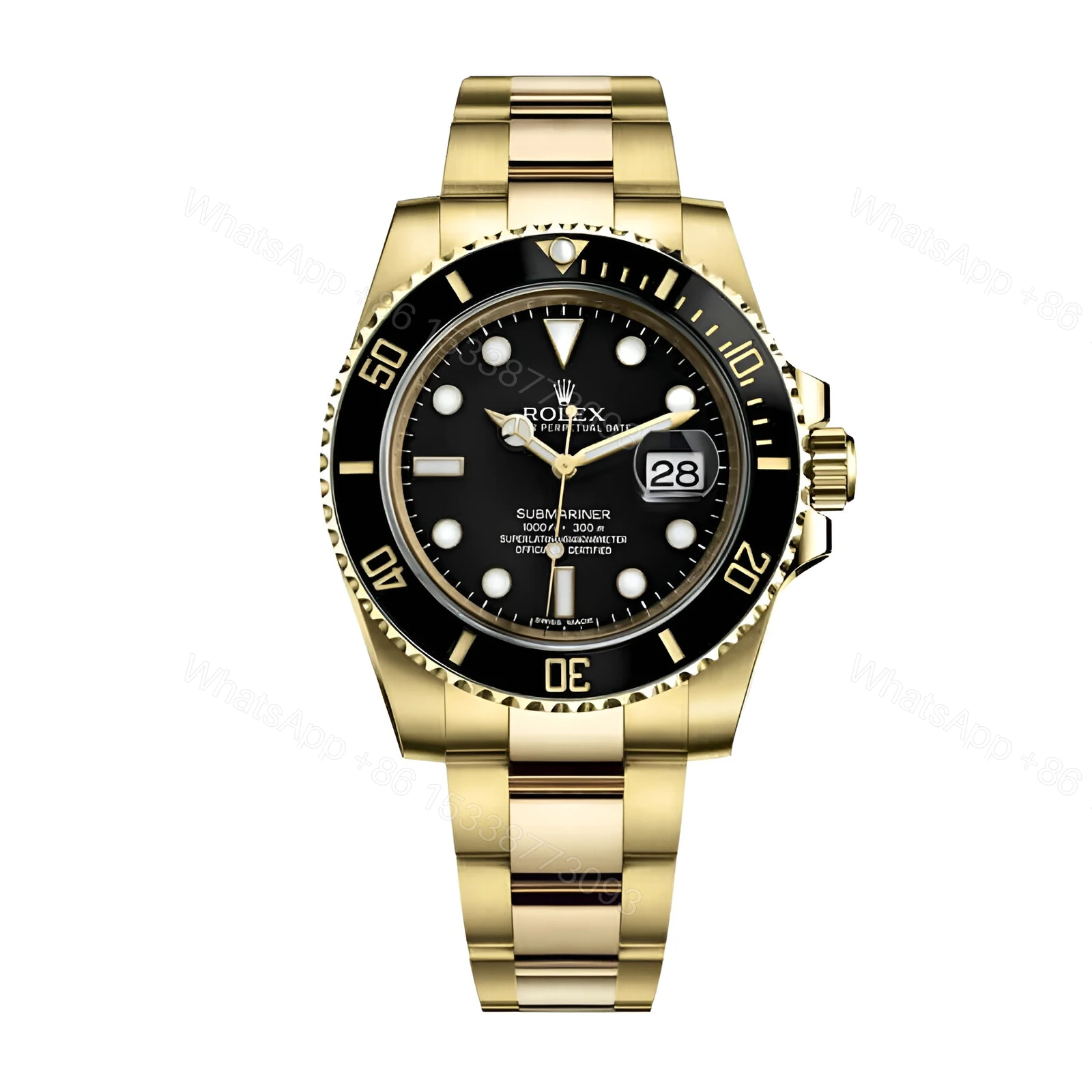 Rolex Submariner Black Replica — view 1