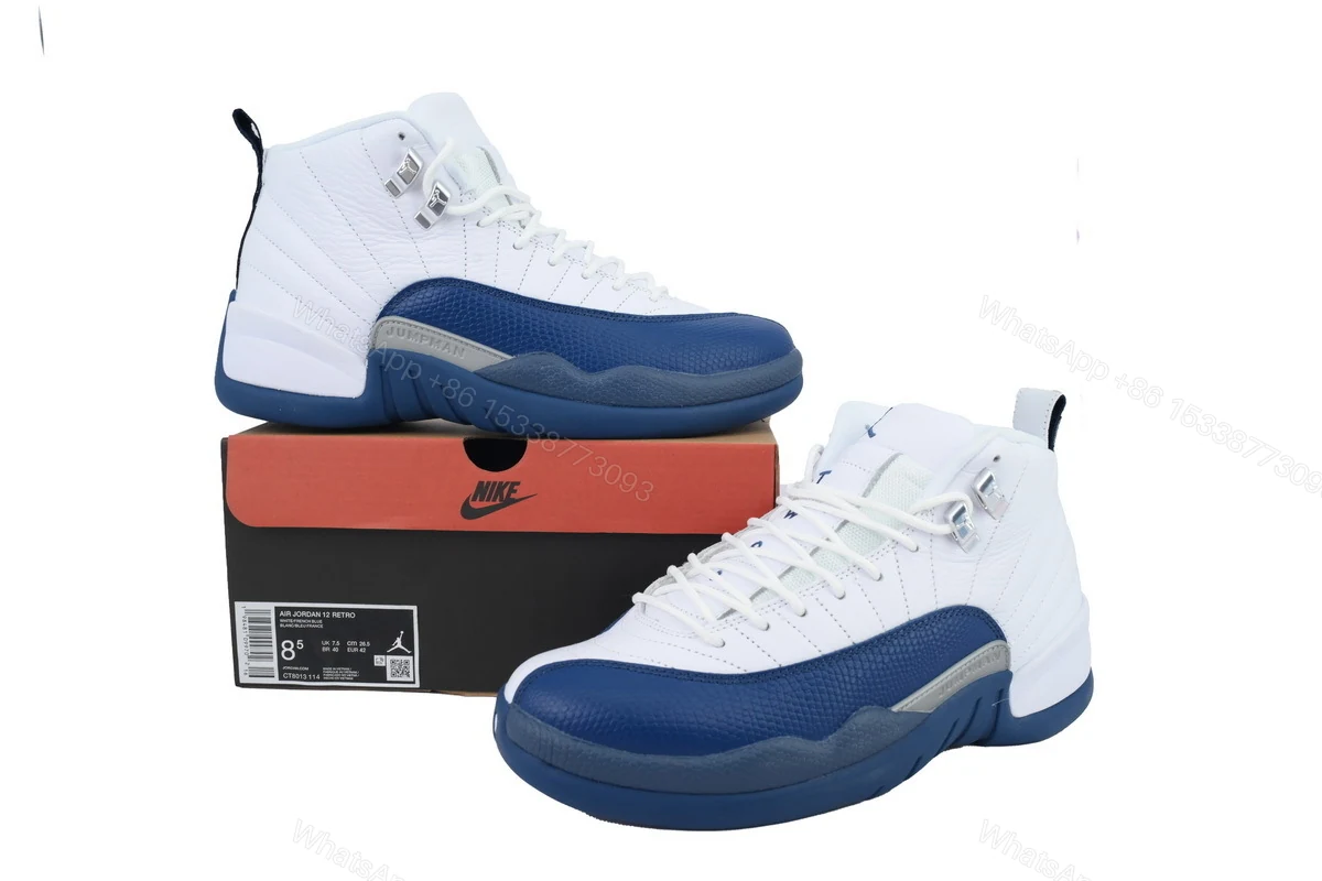 View 7 of Air Jordan 12 Retro 'French Blue' CT8013-114