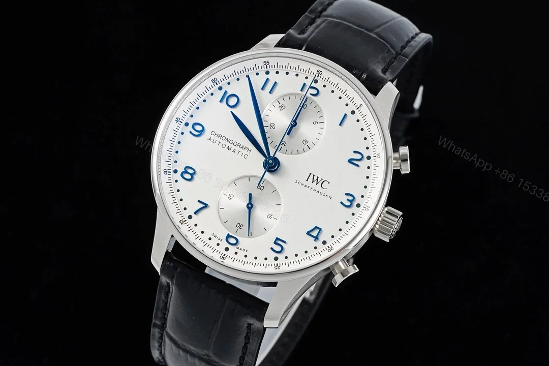 View 2 of IWC Portuguese Chrono-Automatic Stainless Steel / Silver IW3714-46
