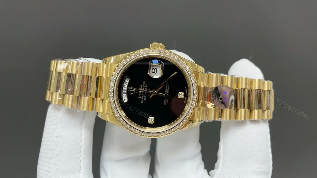 View 2 of Rolex Day-Date 36 Week Calendar Gold Automatic Watch RLX-DD-36-WKCAL