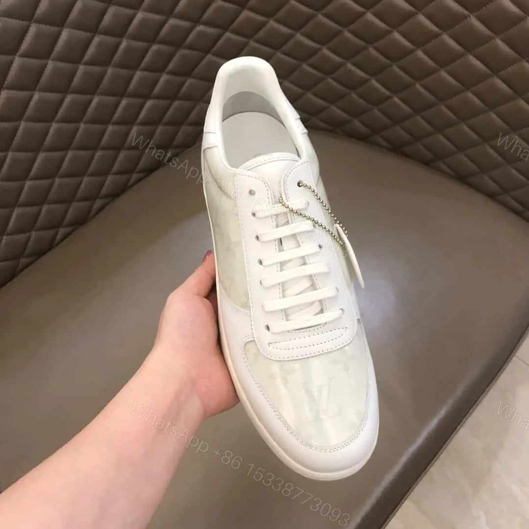 View 7 of LOUIS VUITTON WHITE MONOGRAM TRANSPARENT RIVOLI SNEAKER – LV40