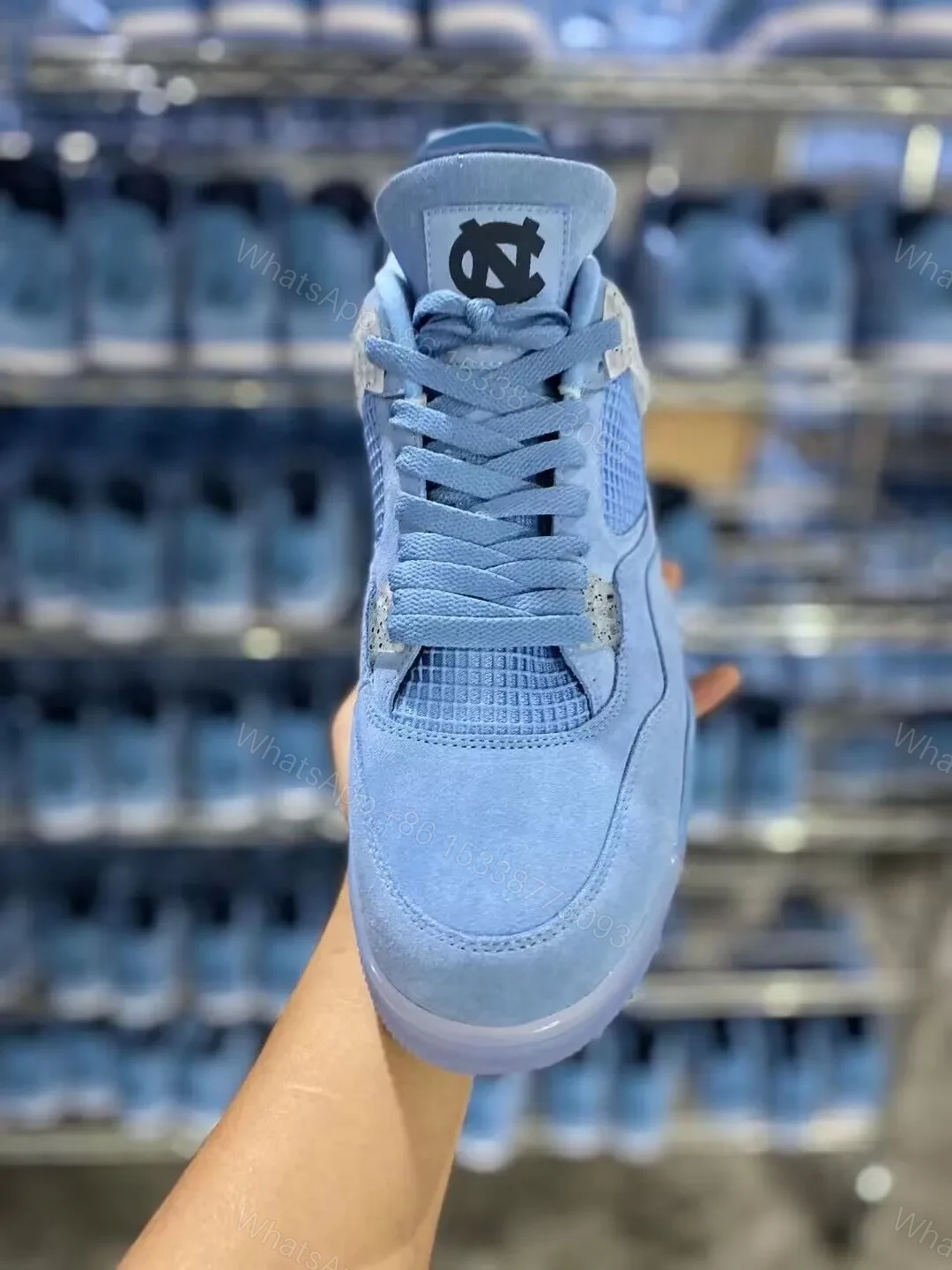 View 7 of AIR JORDAN 4 new “university blue” Reps
