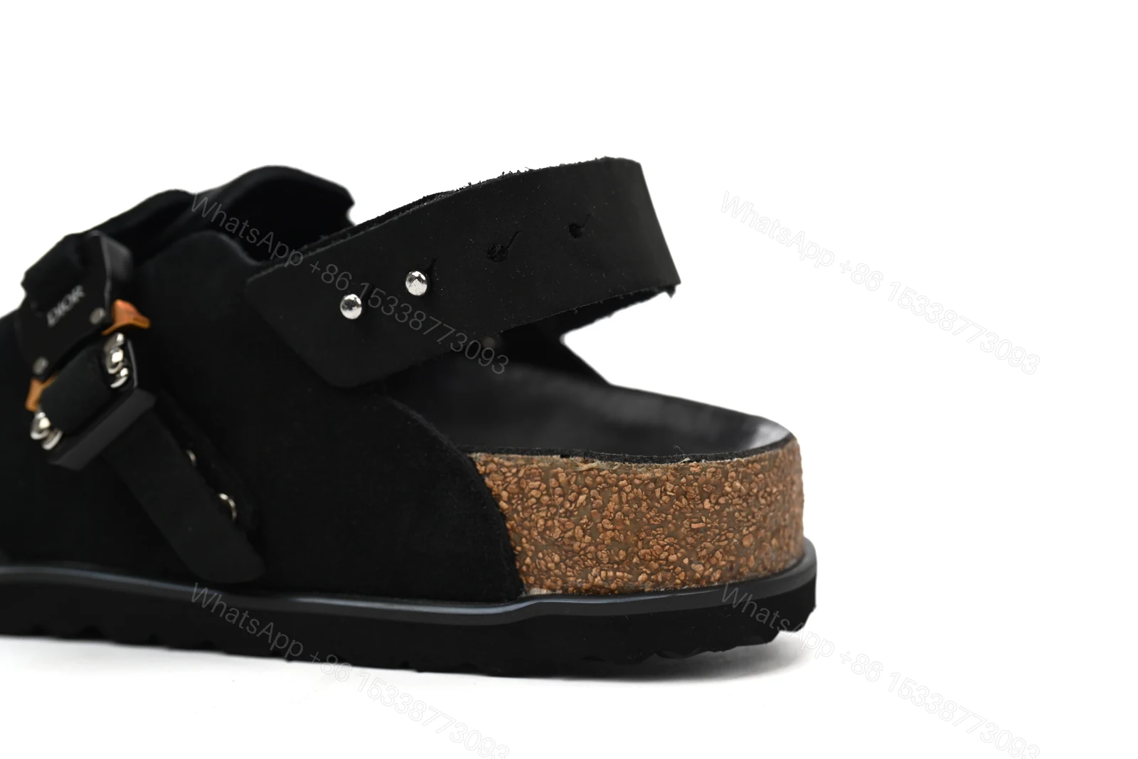 View 10 of Dior by Birkenstock Tokio Mule Black 3SA116ZSD_H900