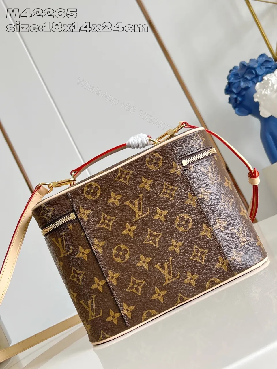 View 5 of Chic Monogram Crossbody: Structured, Lightweight, Versatile Bag