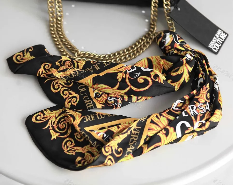 View 9 of Versace Jeans Couture Quilted Flap Bag with Gold Chain Strap