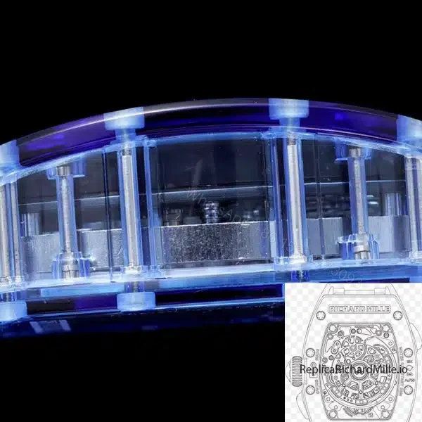 View 4 of Replica RM12-01 Tourbillon Sapphire Clear Version