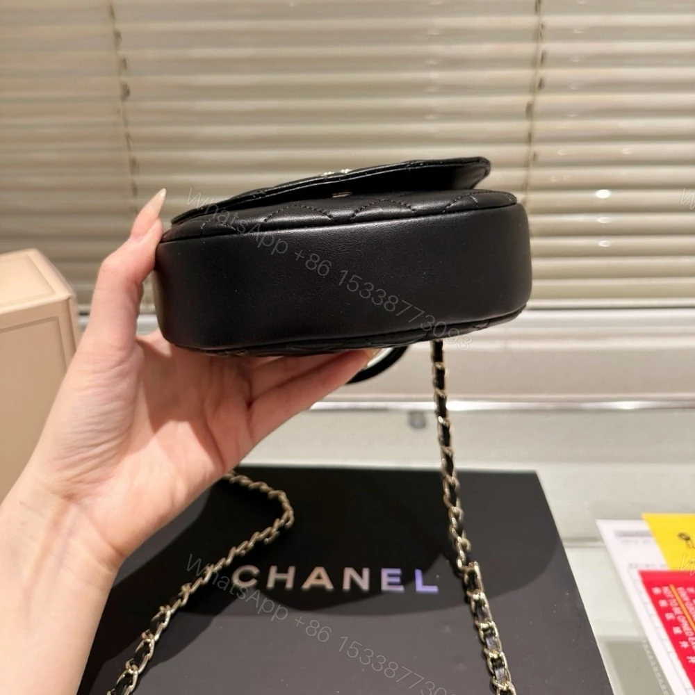 View 6 of Chanel 25C Classic Clutch With Chain Black 16Cm