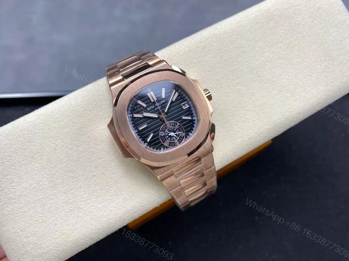 View 6 of Replica Patek Philippe 5980 – Nautilus Rose Gold