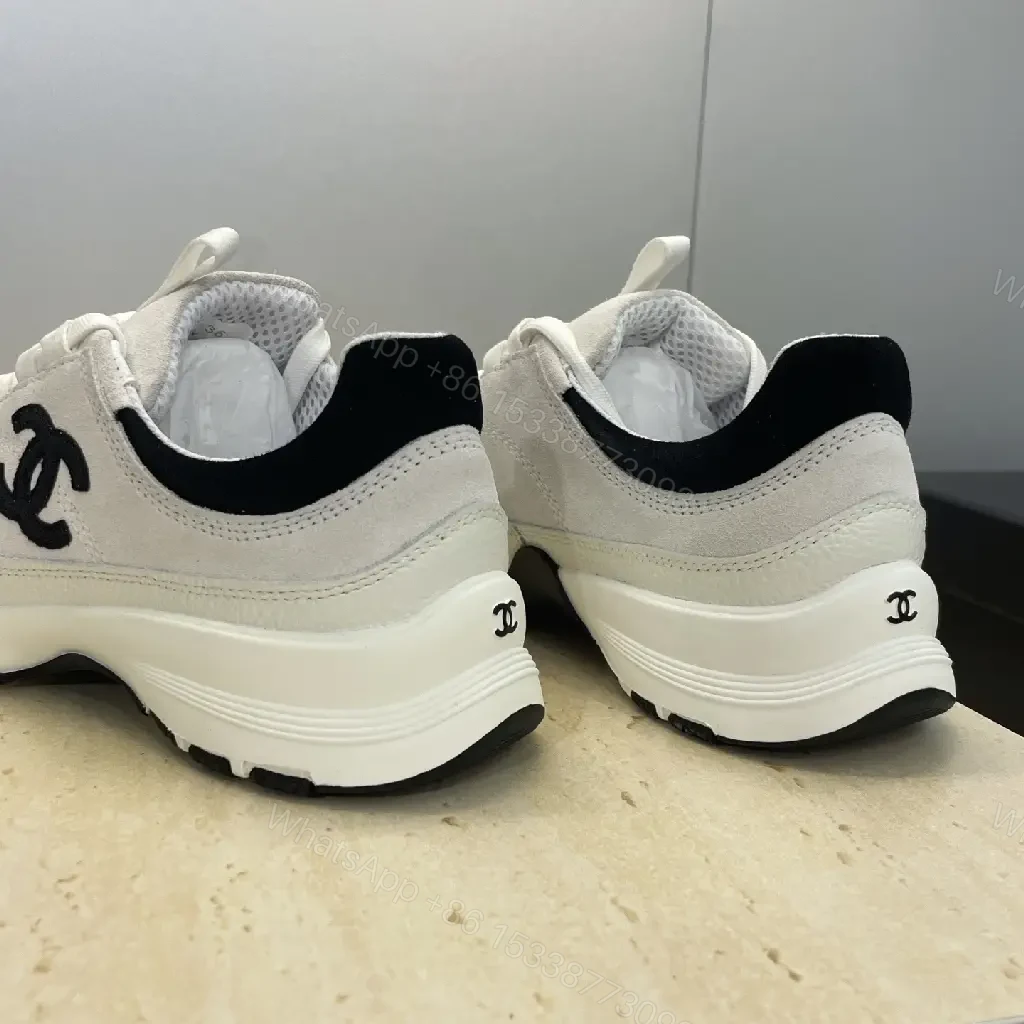 View 8 of White Leather Tech-Court Sneakers: Subtle Black Logo Accent, Comfort-focused