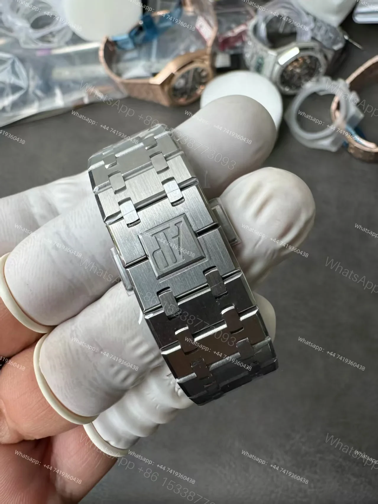 View 13 of Audemars Piguet Super Clone Royal Oak Purple Dial 26240 Chronograph 41mm Cal.4401