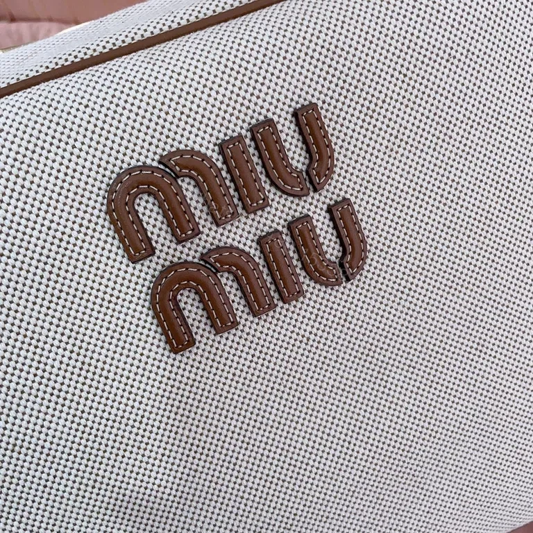 View 9 of Structured Texture Luxe Bag - Leather, Miu Miu-Inspired Style
