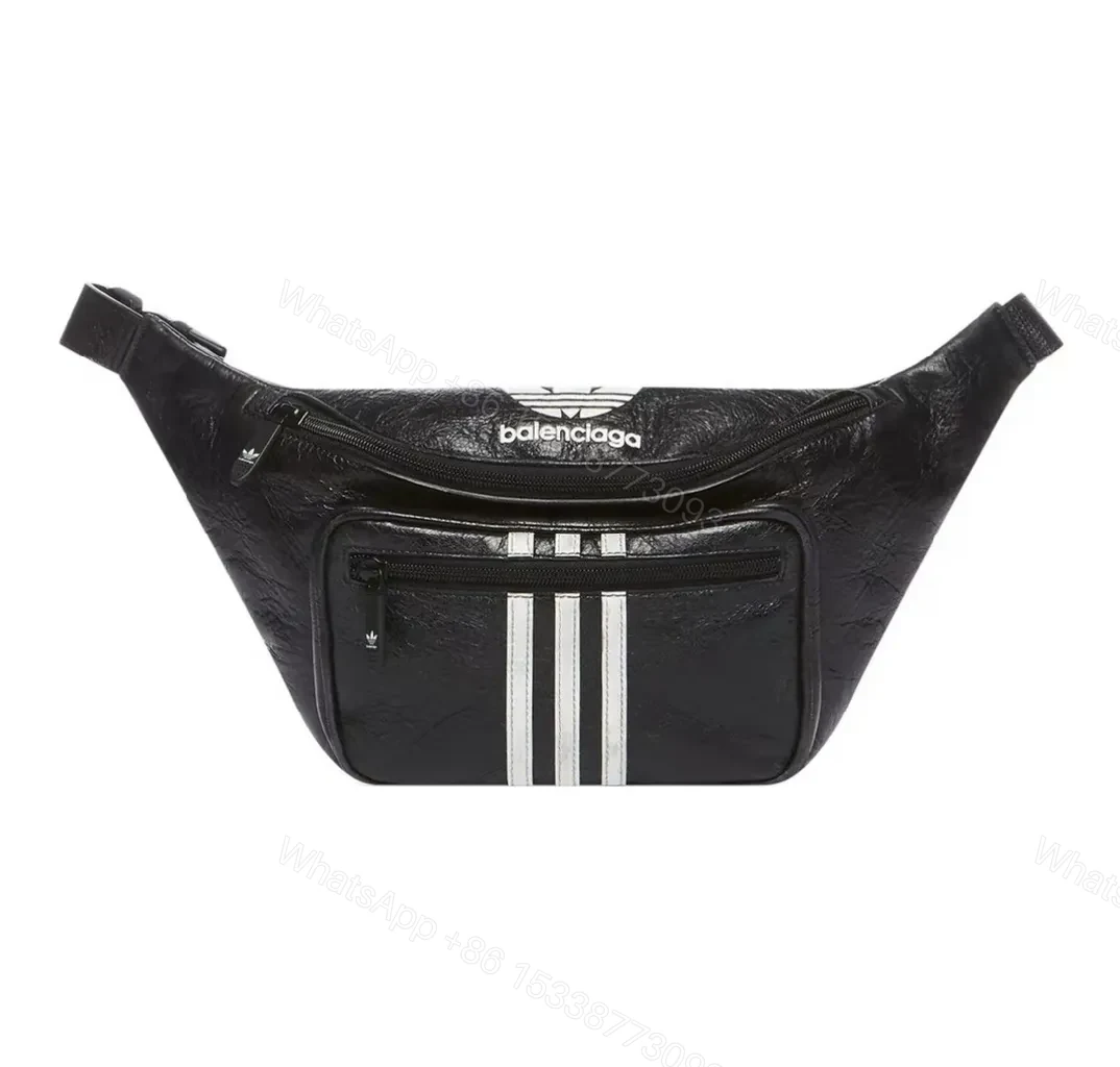 Lux textured Leather Belt Bag: Chic Streetwear Essential — view 1