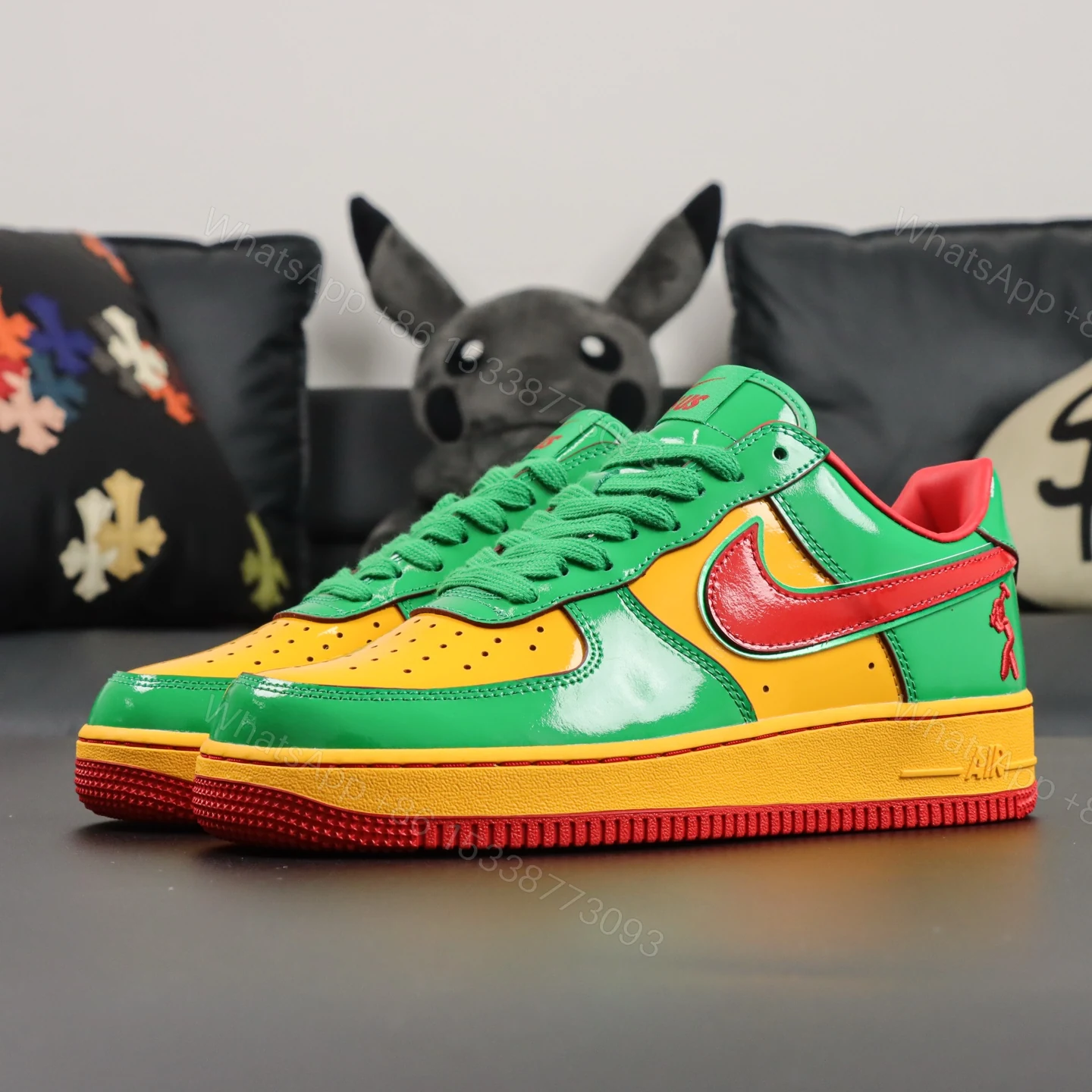 View 8 of Air Force 1 Low Lil Yachty Concrete Boys Lucky Green Reps